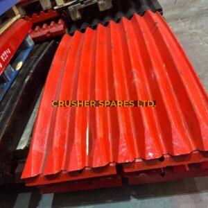 Щековые пластины | Kue-Ken 120 | Необоротные зубчатые | Brown Lenox |