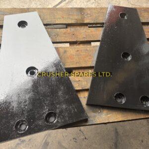 J076.104-108 | Cheek Plates | Kue-Ken / Brown Lenox |