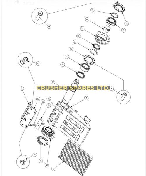J12130000 new eccentric shaft Assy.